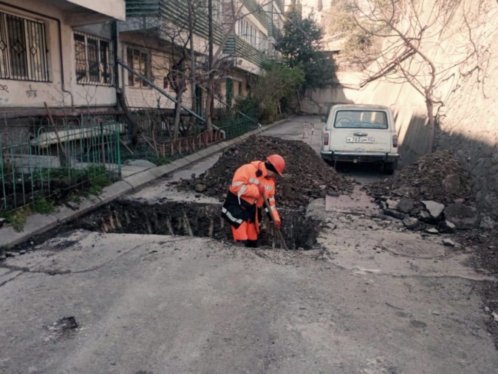 Ремонтные работы! - Водоканал Южного Берега Крыма